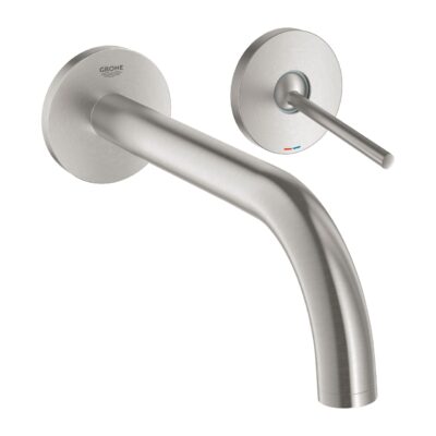 Vòi Chậu Lavabo Nóng Lạnh Gắn Tường Đức Grohe 19918DC3