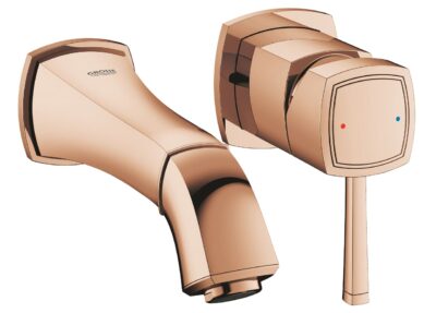 Vòi Chậu Lavabo Nóng Lạnh Gắn Tường Đức Grohe 19929DA0