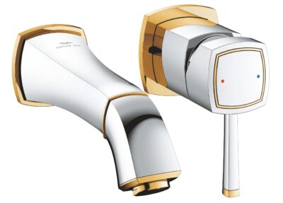 Vòi Chậu Lavabo Nóng Lạnh Gắn Tường Đức Grohe 29416IG0