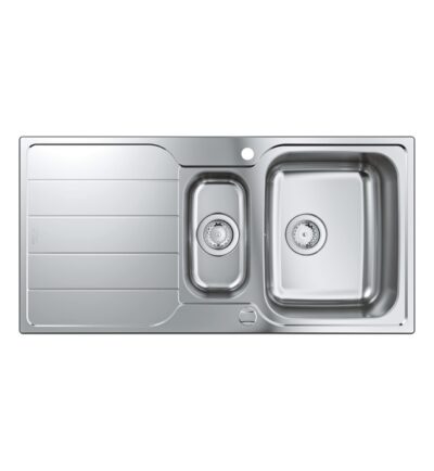 Chậu Rửa Bát 2 Hố Có Bàn Nhập Khẩu Đức Grohe 31572SD1