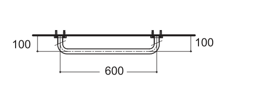 Tay vịn phòng tắm American HR-320460-01 (600mm)