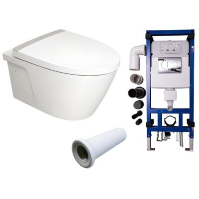 Bồn Cầu Treo Tường American Standard VF-3119B/CL6117M-6D/G3004A/VPTL-3815 Thoát Ngang