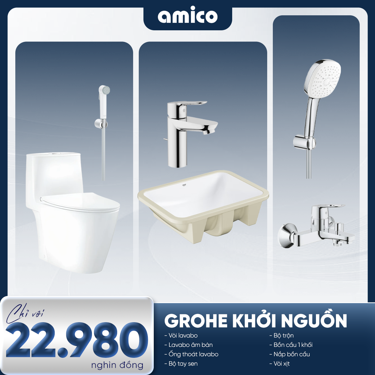 combo grohe